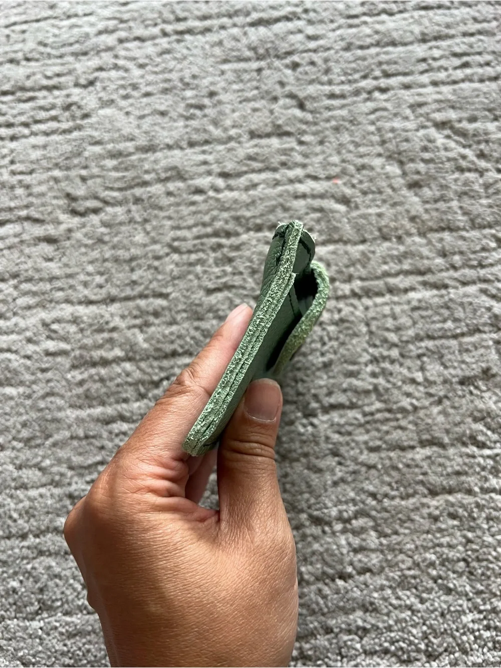 Portland Leather Metallic Green Sabrina Wallet